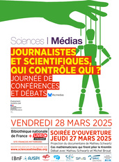 affiche Sciences & Medias